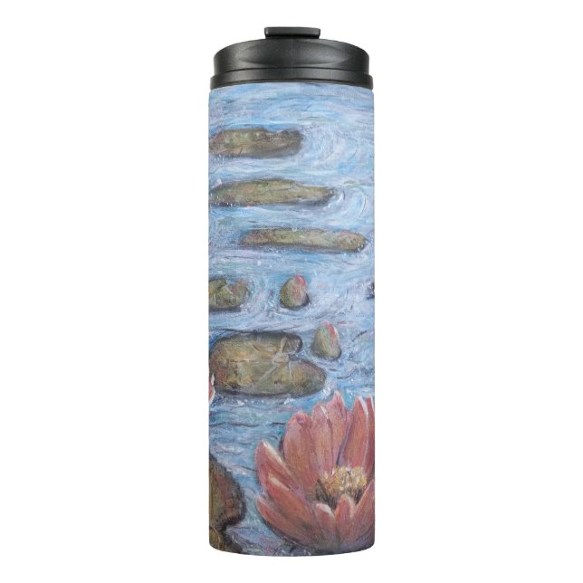 Waterlilies  thermal tumbler (Front)