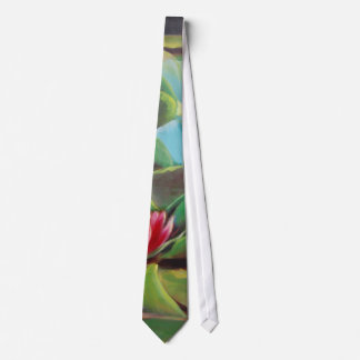 waterlilies, waterlilies, waterlilies, waterlil... tie