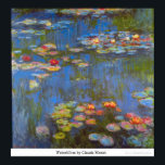 Waterlillies by Claude Monet Poster<br><div class="desc">This painting titled, Waterlillies by Claude Monet is made by the famous artist, Claude Monet. About Claude Monet Claude Monet was the founder of the French impressionist painting style;Waterlillies by Claude Monet the most consistent and prolific practitioner of the movement's philosophy of expressing one's perceptions before nature, especially as applied...</div>