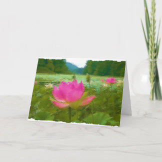 waterlillies card