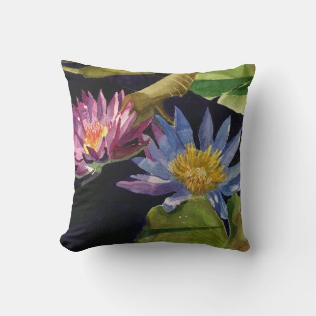 Waterlillies Cushion (Front)