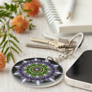 Waterlily Key Chain