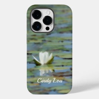 Waterlily Lake Flower Watercolor Cell Phone Case