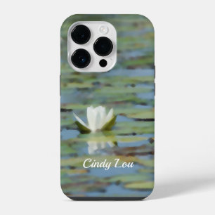 Waterlily Lake Flower Watercolor Cell Phone Case