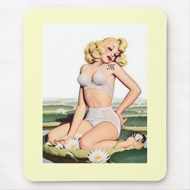 Waterlily Mouse Pad (Front)