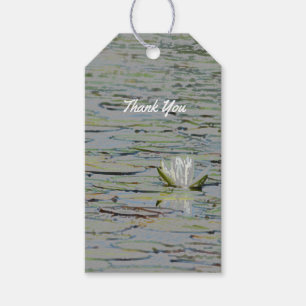 Waterlily Pond Lake Flower I Gift Tag