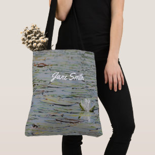 Waterlily Pond Lake Flower I Tote Bag