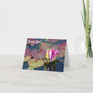 Waterlily Thank You Note Card