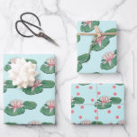 Waterlily Wrapping Paper<br><div class="desc">Make your gifts even more special with this hand-drawn illustration of cute waterlily wrapping paper.
Check out my shop for more illustrated items.</div>