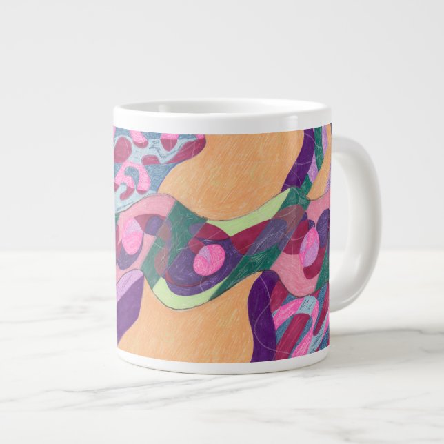 Waterline Large Coffee Mug (Front Right)