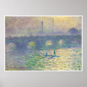 Waterloo Bridge, 1899-1900 Poster