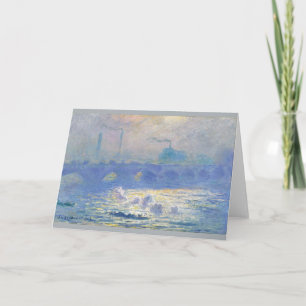 Waterloo Bridge by Claude Monet Card