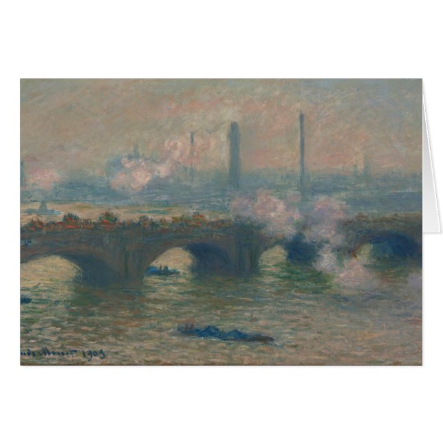 Waterloo Bridge, Grey Day, 1903 (oil on canvas) (Front Horizontal)