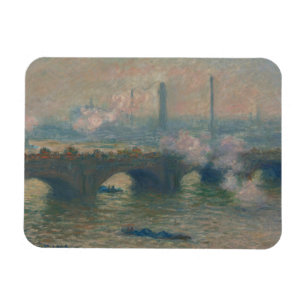 Waterloo Bridge, Grey Day, 1903 (oil on canvas) Magnet