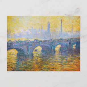 Waterloo Bridge, Grey Weather, 1900 Claude Monet Postcard