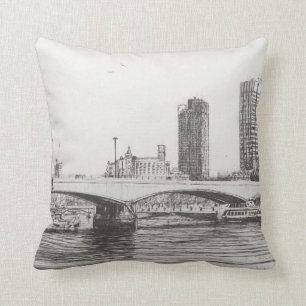 Waterloo Bridge London. 31/10/2006 Cushion
