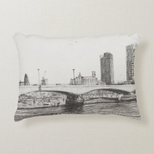 Waterloo Bridge London. 31/10/2006 Decorative Cushion