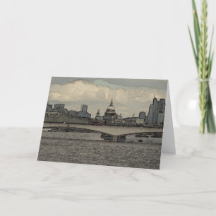 Waterloo Bridge, London Card