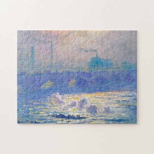 Waterloo Bridge (London), Monet Jigsaw Puzzle (Horizontal)