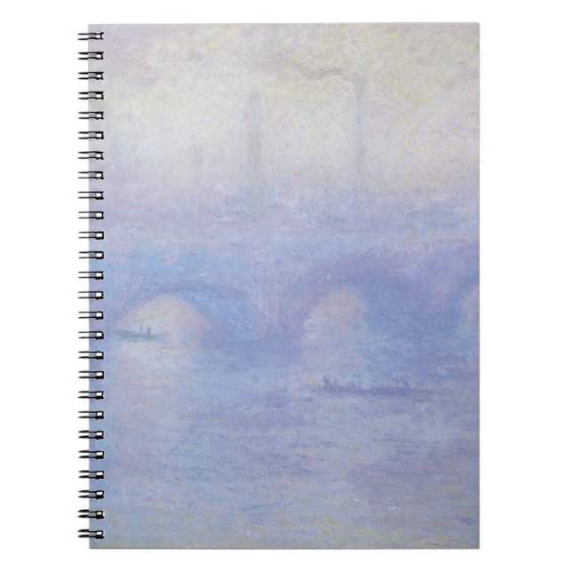 Waterloo Bridge, Mist Effect by Claude Monet Notebook (Front)