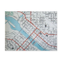 Waterloo, IA Vintage Map