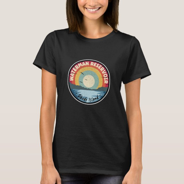 Waterman Reservoir Rhode Island Colourful T-Shirt (Front)