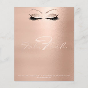 Watermark Eyes Lashes Makeup SPA Name Monogram Flyer