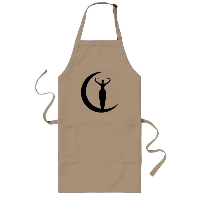 Watermark Moon Long Apron (Front)