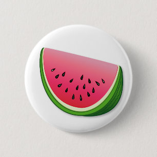Watermelon 6 cm round badge