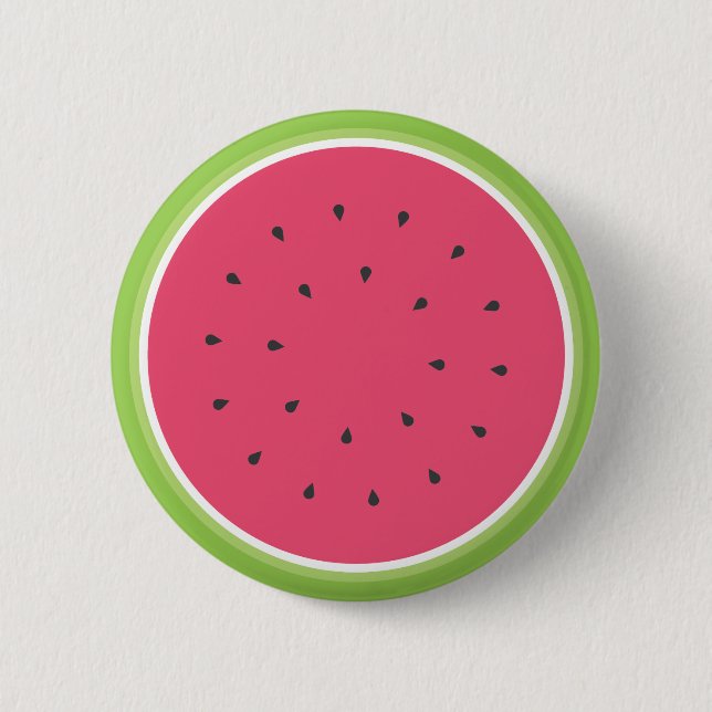 Watermelon 6 Cm Round Badge (Front)