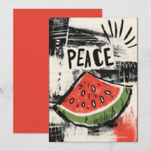 Watermelon Abstract Elegance Hues: فلسطين