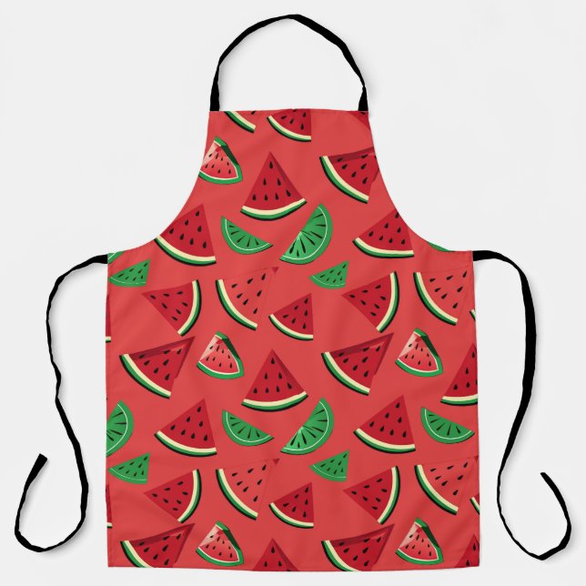 Watermelon and lime slices apron (Front)