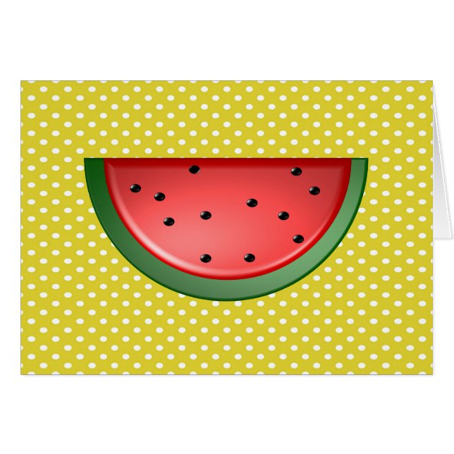 Watermelon and Polks Dots (Front Horizontal)