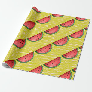 Watermelon and Polks Dots Wrapping Paper