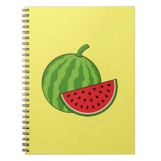 Watermelon and Slice Notebook