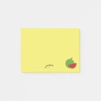 Watermelon and Slice Personalise Post-it Notes