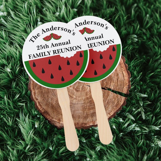 Watermelon Annual Family Reunion Hand Fan (Creator Uploaded)