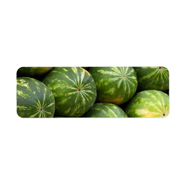 Watermelon at the Market Return Address Label (Front)