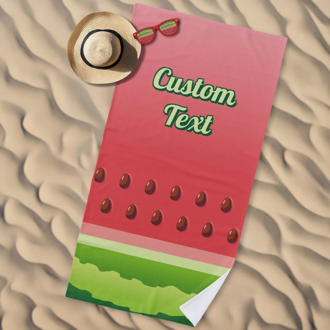 Watermelon Background Beach Towel (Creator Uploaded)