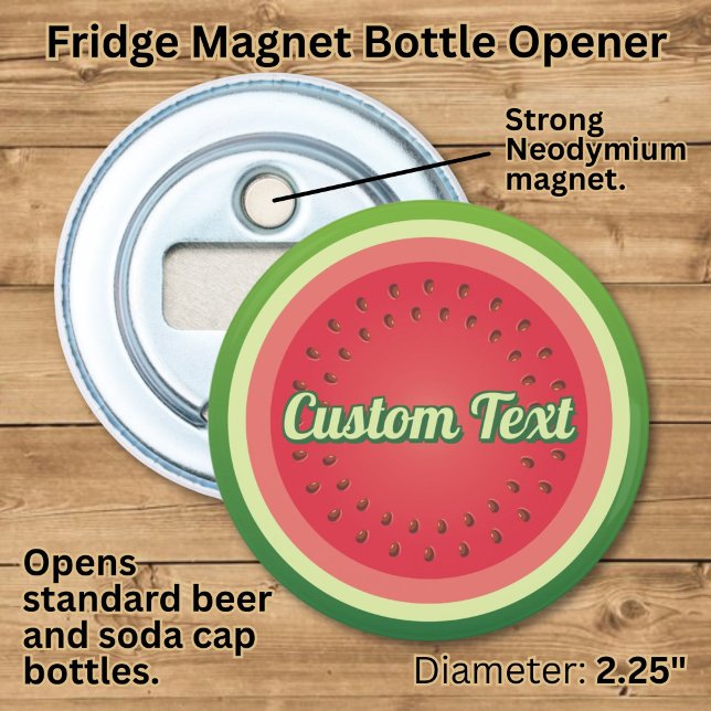 Watermelon Background Bottle Opener (Creator Uploaded)