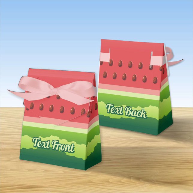 Watermelon Background Favour Box (Creator Uploaded)