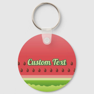 Watermelon Background Keychain