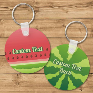 Watermelon Background Keychain
