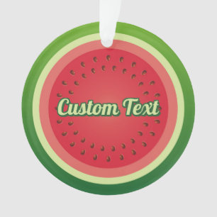 Watermelon Background Ornament