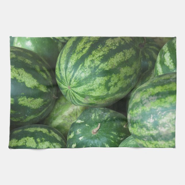 Watermelon background tea towel (Horizontal)