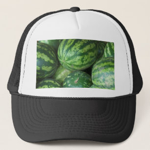 Watermelon background trucker hat