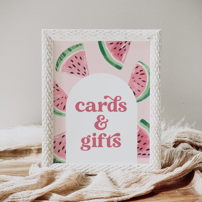 Watermelon Birthday Cards and Gifts Sign (Creator Uploaded)