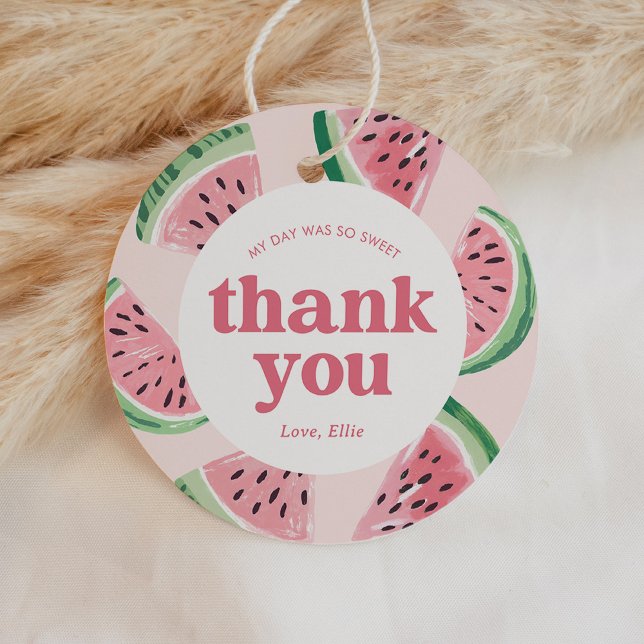 Watermelon Birthday Favour Tags (Creator Uploaded)