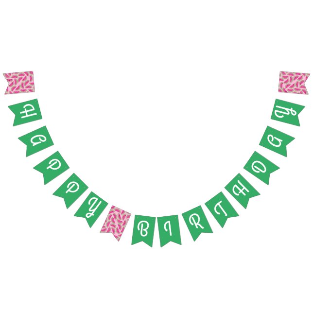 Watermelon Birthday Party Bunting (All)