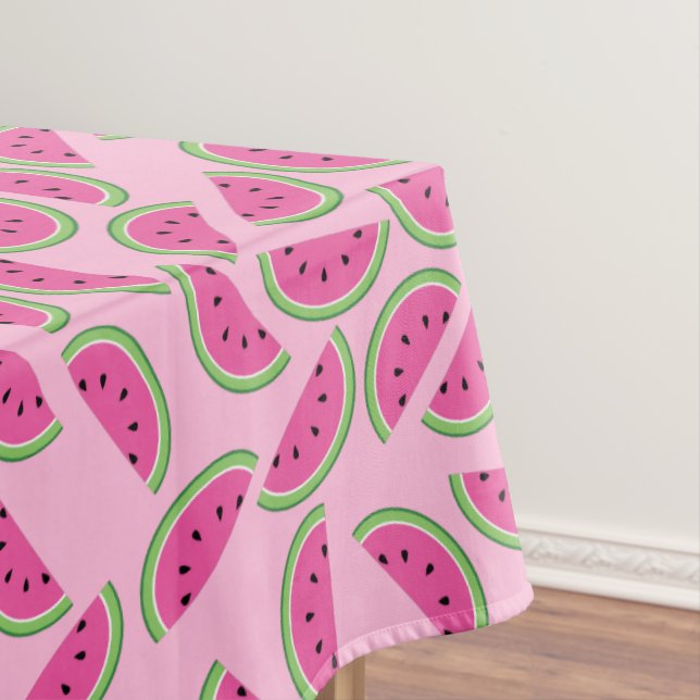 Watermelon Birthday Party Tablecloth (In Situ)